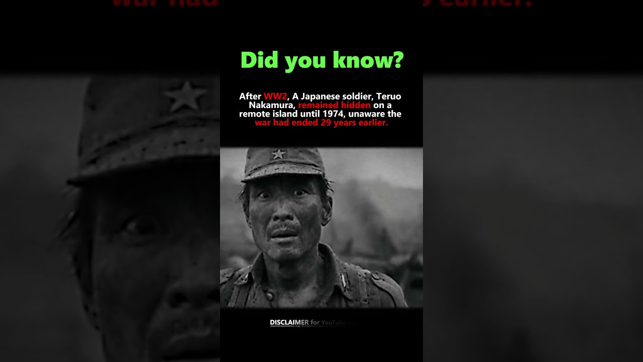 The Japanese Soldier who WOULDN'T SURRENDER #ww2 #history