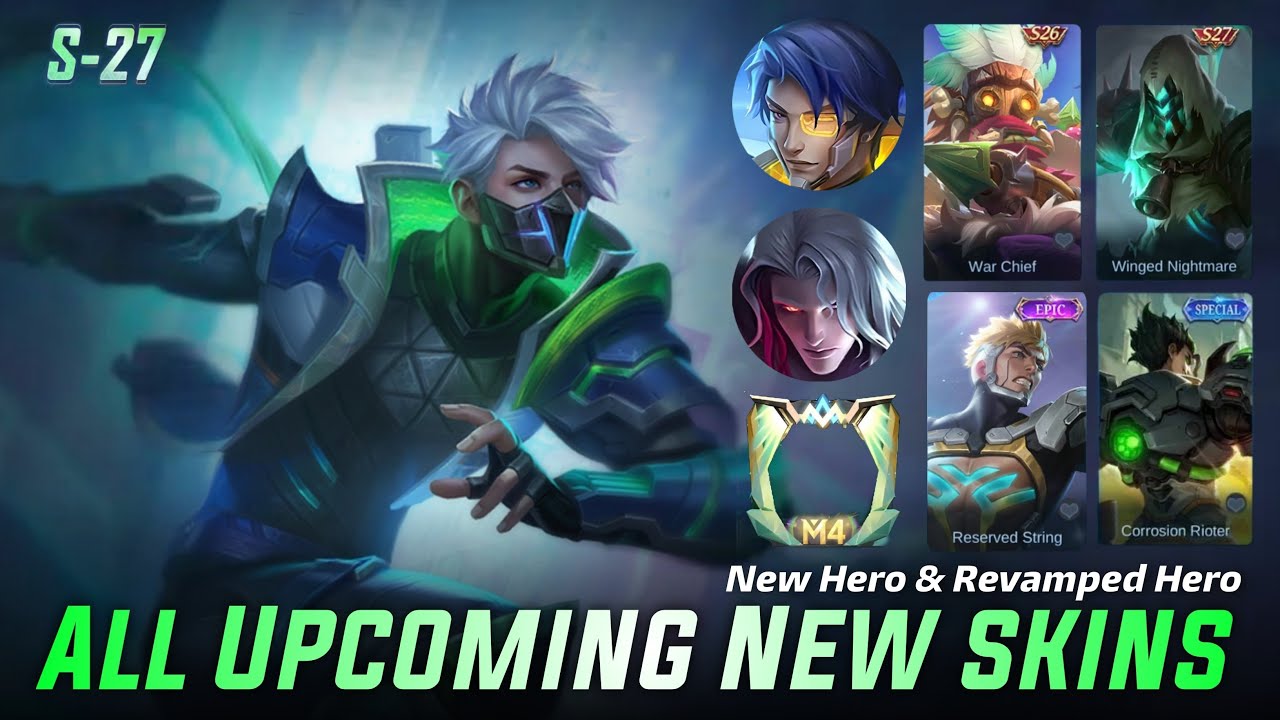 63 ALL UPCOMING SKIN MOBILE LEGENDS 2022 - NEW HERO MLBB | ML LEAKS