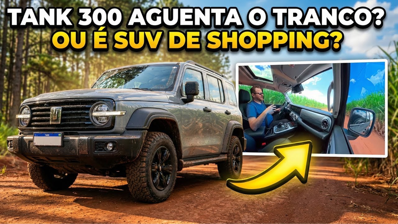TESTE REAL DO GWM TANK 300: Ele é mesmo um 