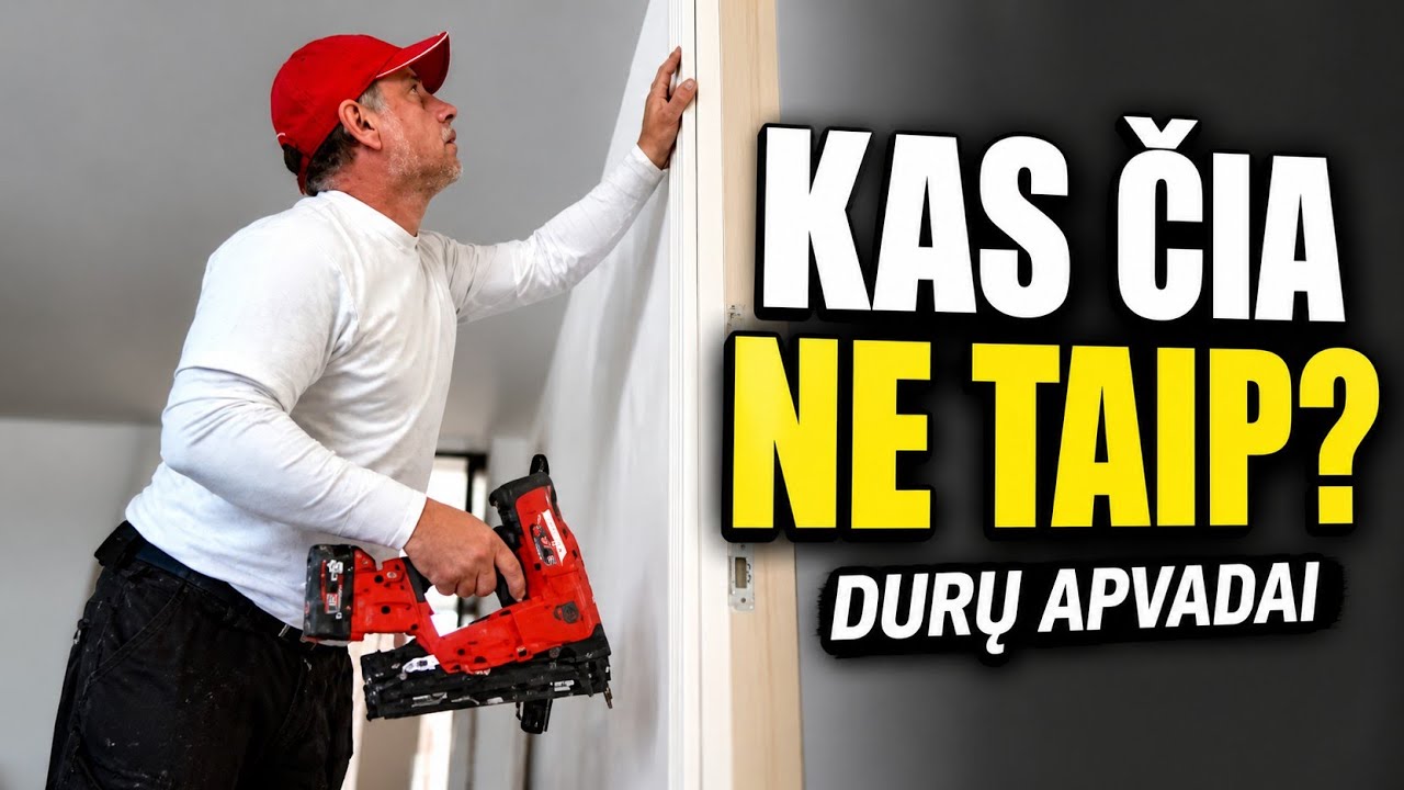 Durų apvadų montavimo darbai. Kokia vidaus apdaila FASADOS objekte? DJI NEO drono pirmi pakėlimai 💪👍
