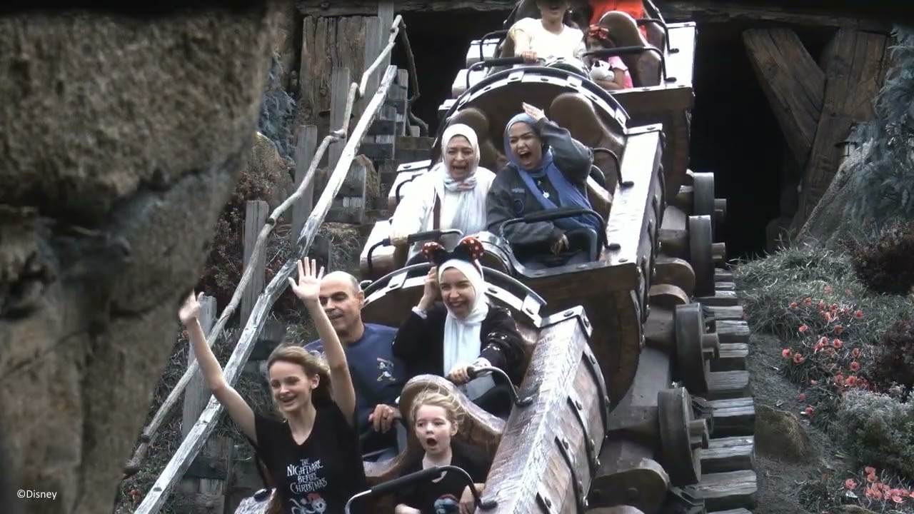 Seven dwarfs mine train ride 