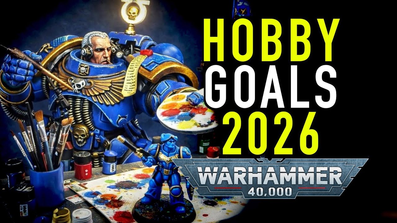 Мои хобби-цели на 2026 год в Warhammer 40K #40klore