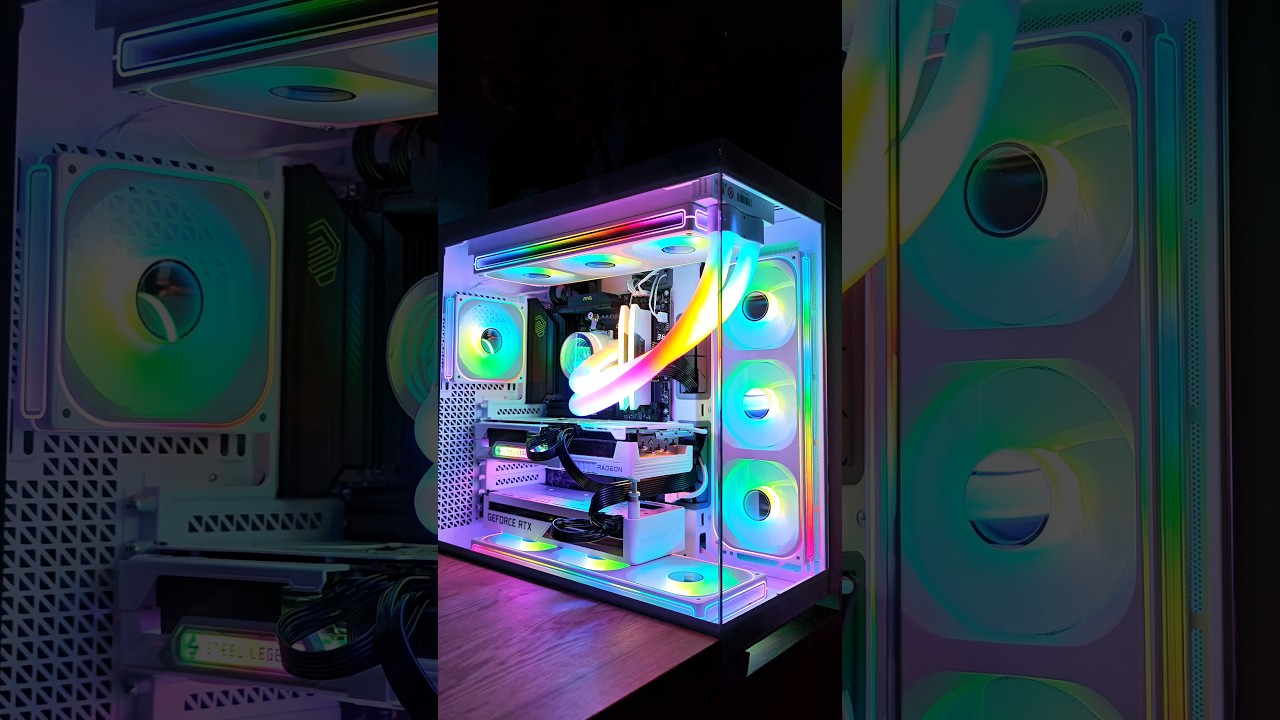 Lossless scaling dual GPU build #9070xt #9800x3d