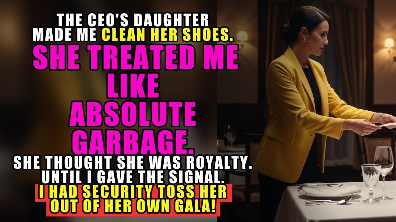 CEO's Daughter Made Me Clean Her Shoes    I Had Security Toss Her Out of Her Own Gala