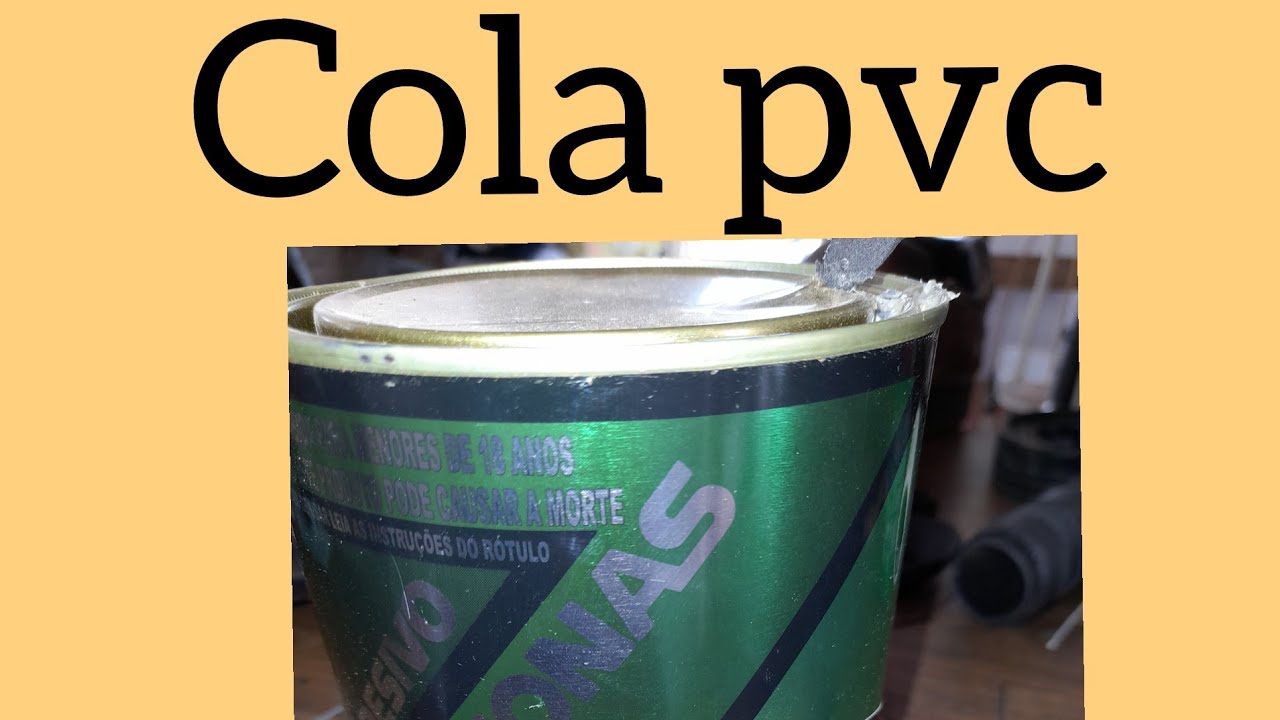 como colar com cola de PVC