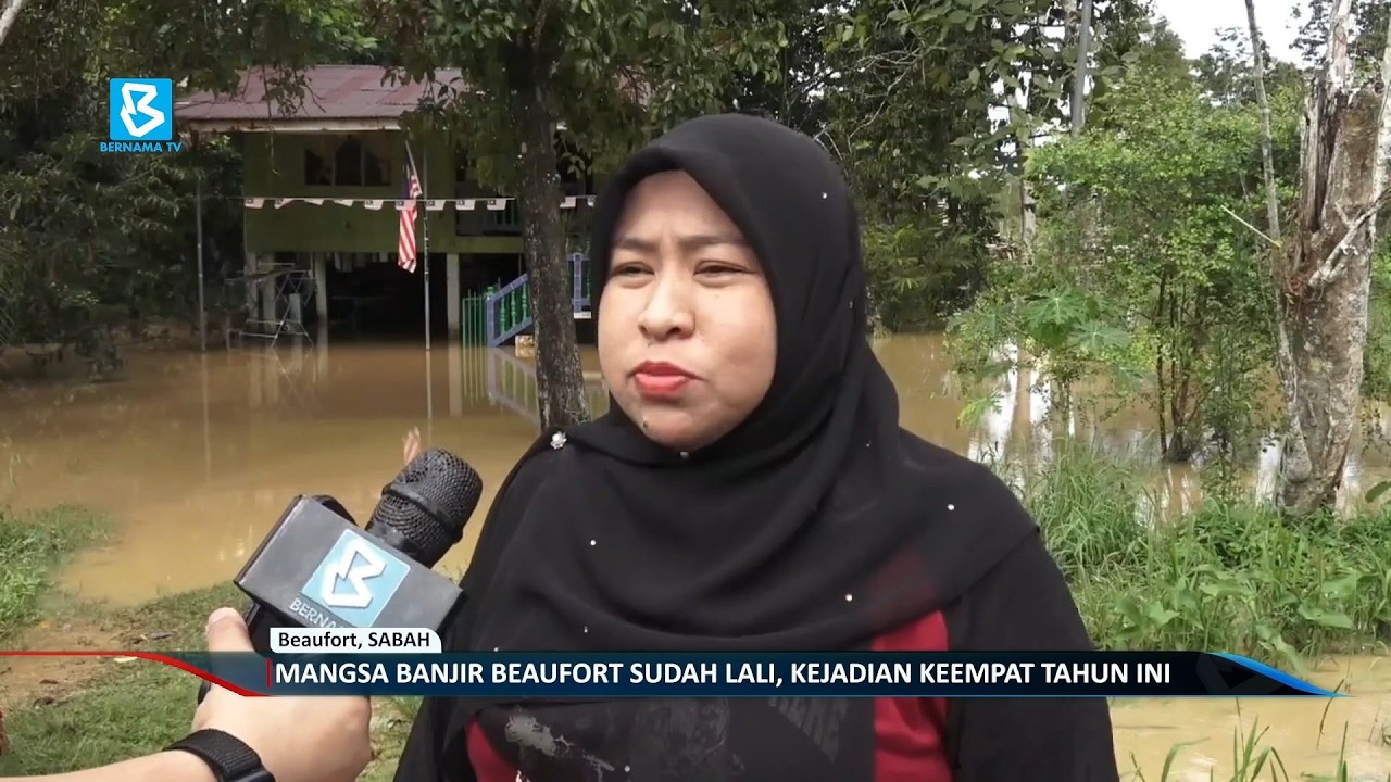 Mangsa banjir Beaufort sudah lali, kejadian keempat tahun ini
