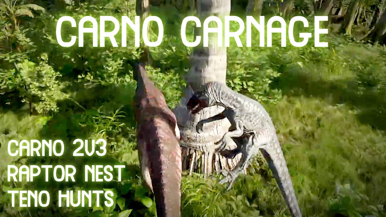 MASSIVE CARNAGE (Carno) -The Isle Evrima - Carnotaurus gameplay