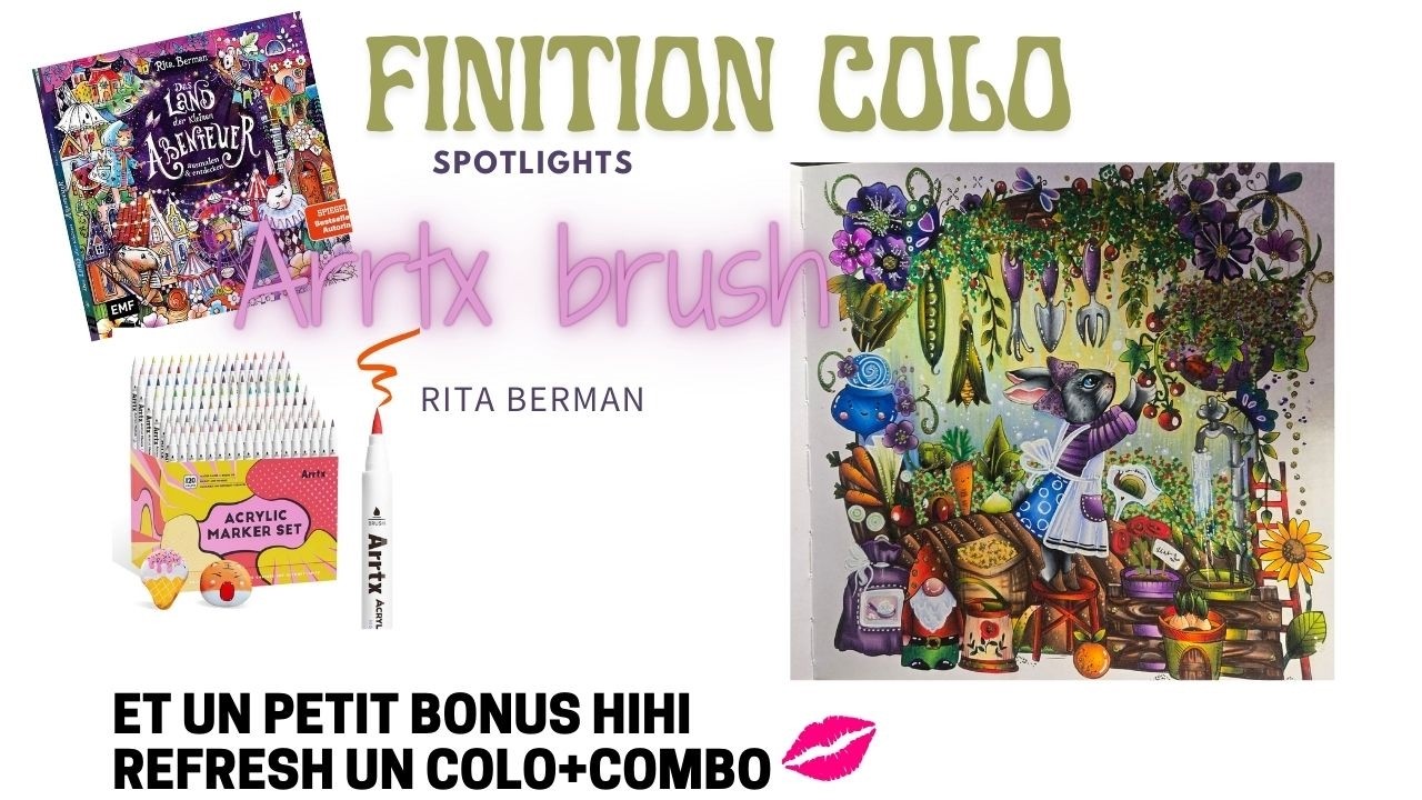 finition colo spotligth arrtx brush que faire avec ses crayon?