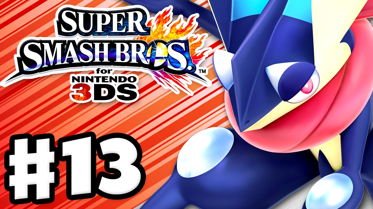 Super Smash Bros. 3DS - Gameplay Walkthrough Part 13 - Greninja! (Nintendo 3DS Gameplay)