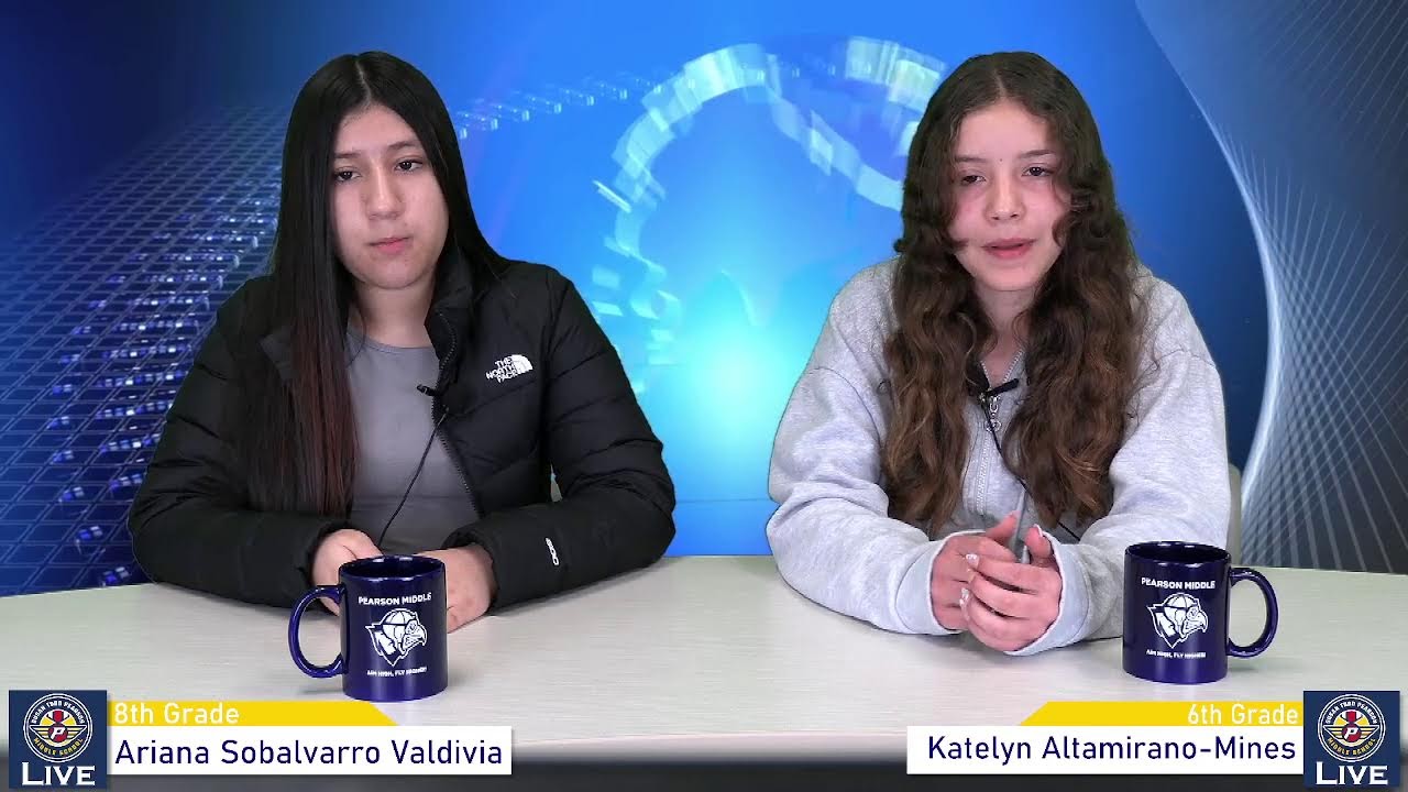 Pearson Middle School Morning Broadcast