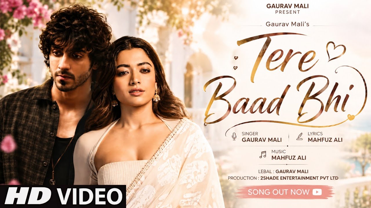 New Song 2026 | New Hindi Song | Tere Baad Bhi | Ahaan Pandey | Rashmika Mandanna | New Song