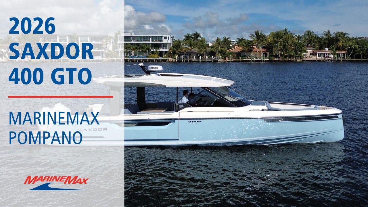 2026 Saxdor 400 GTO at MarineMax Pompano available today!