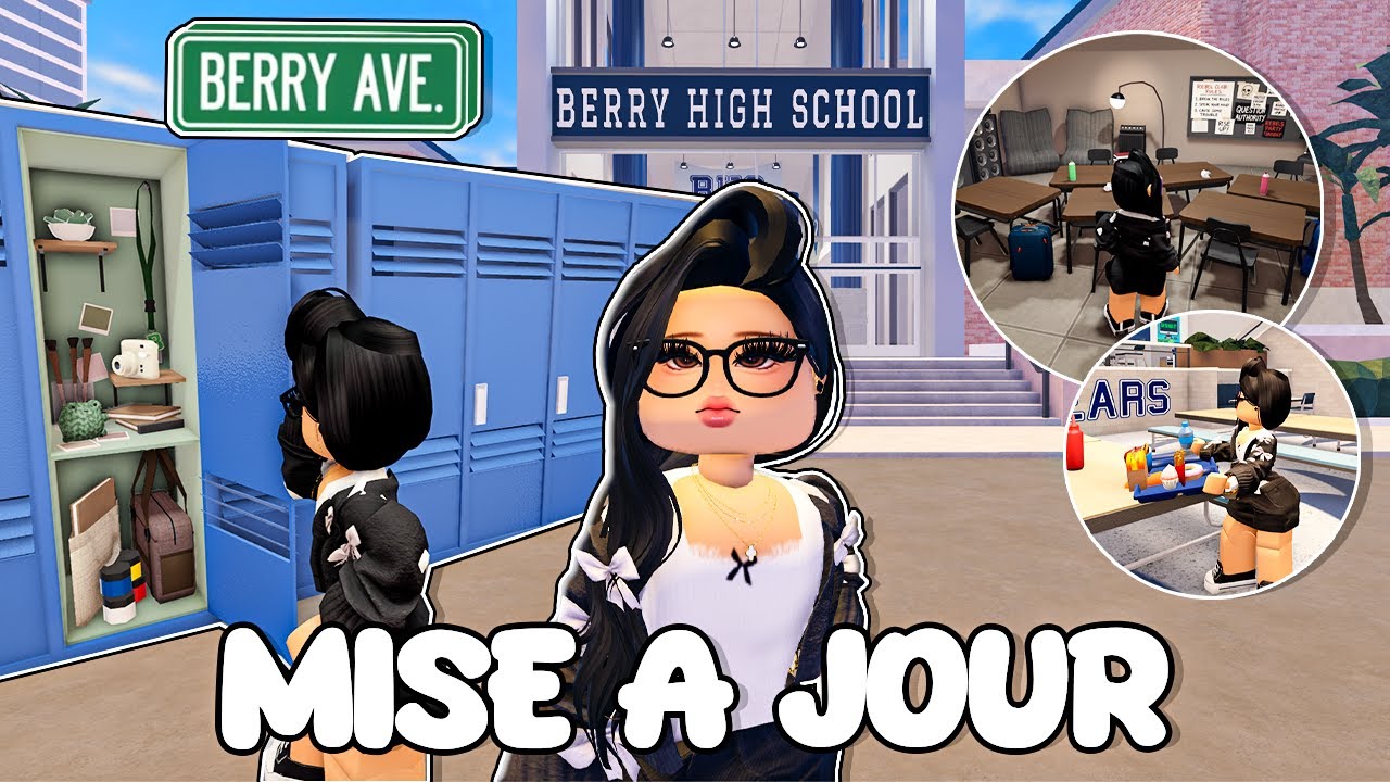 NOUVELLE MISE À JOUR DU COLLÈGE DANS ROBLOX BERRY AVENUE !