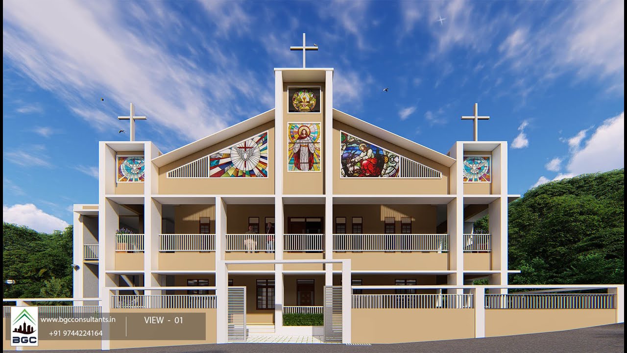 Proposed Church cum Parsonage for Elanthoor Marthoma Valiya Pally at Elanthoor.