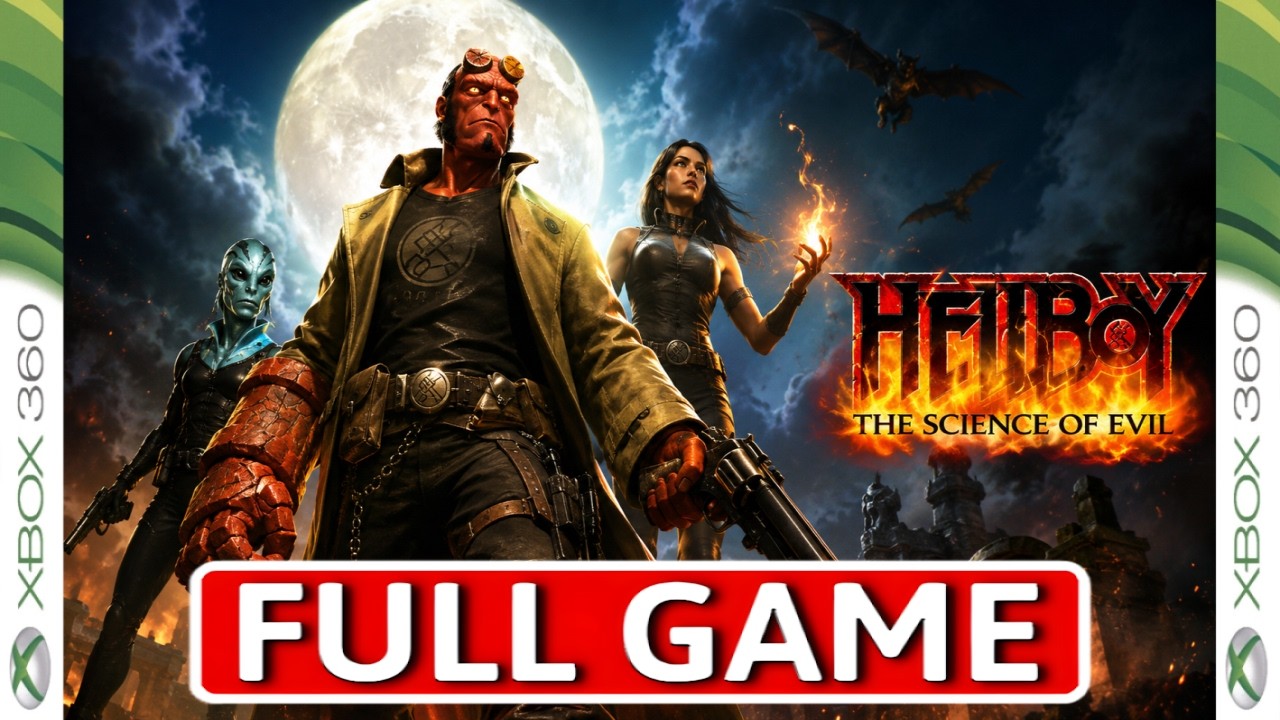 HELLBOY The Science of Evil - FULL GAME Walkthrough Longplay