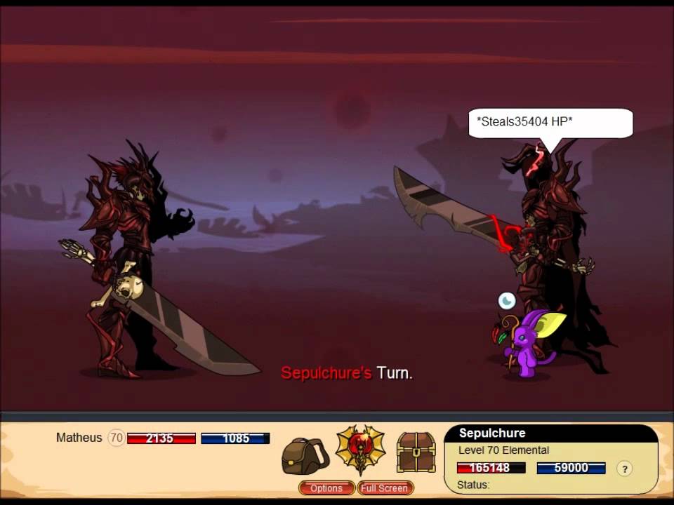 Dragon Fable - Sepulchure Defeated (Before last buff)