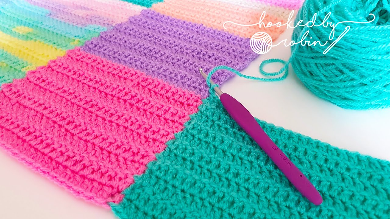 How to Crochet Strips Together | JAYG in ROWS