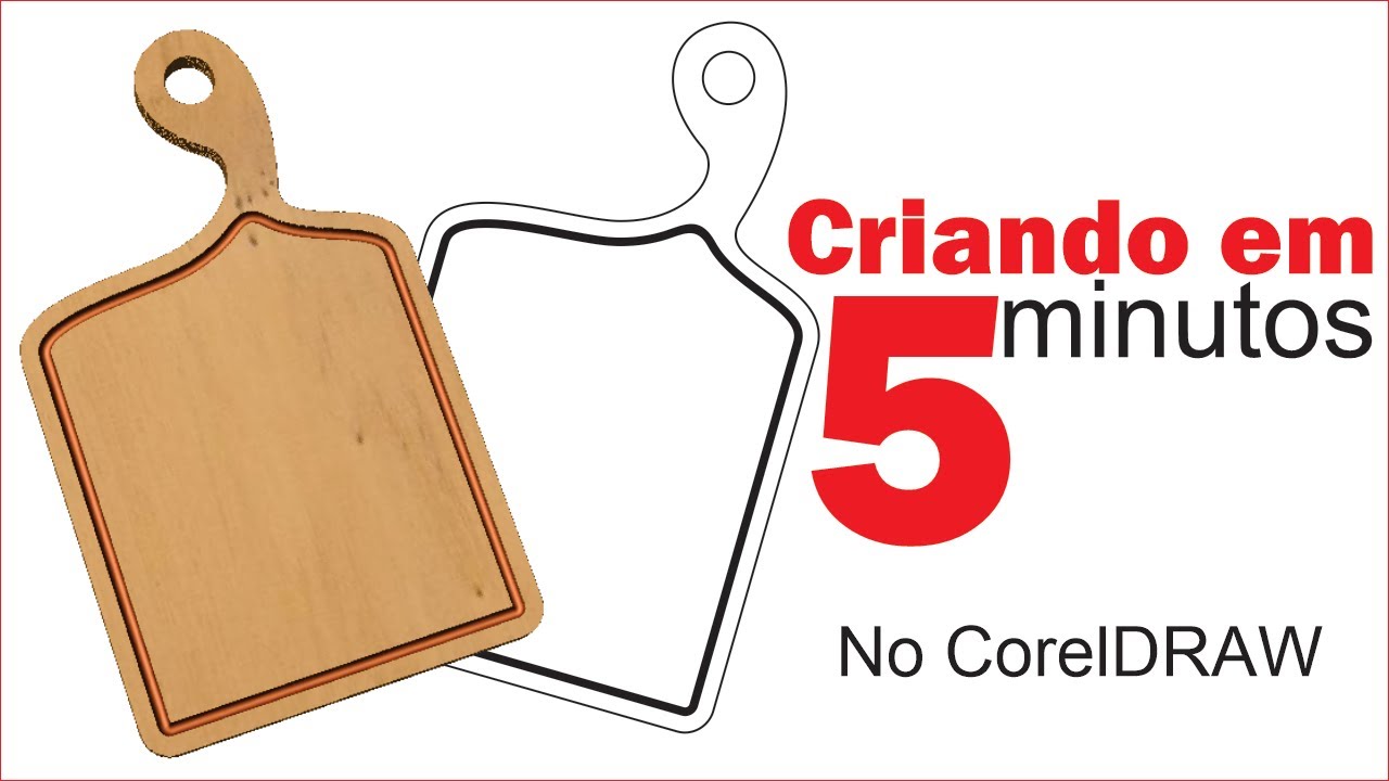 Aprenda a criar um modelo de tábua para CNC router em cinco minutos no CorelDRAW