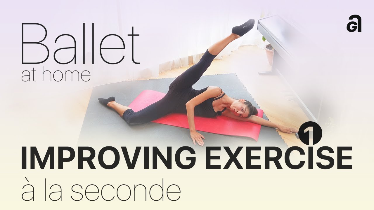 01. Ballet improving exercise.  A la seconde (Side leg lifts) #ballet #dance #workout #stretching