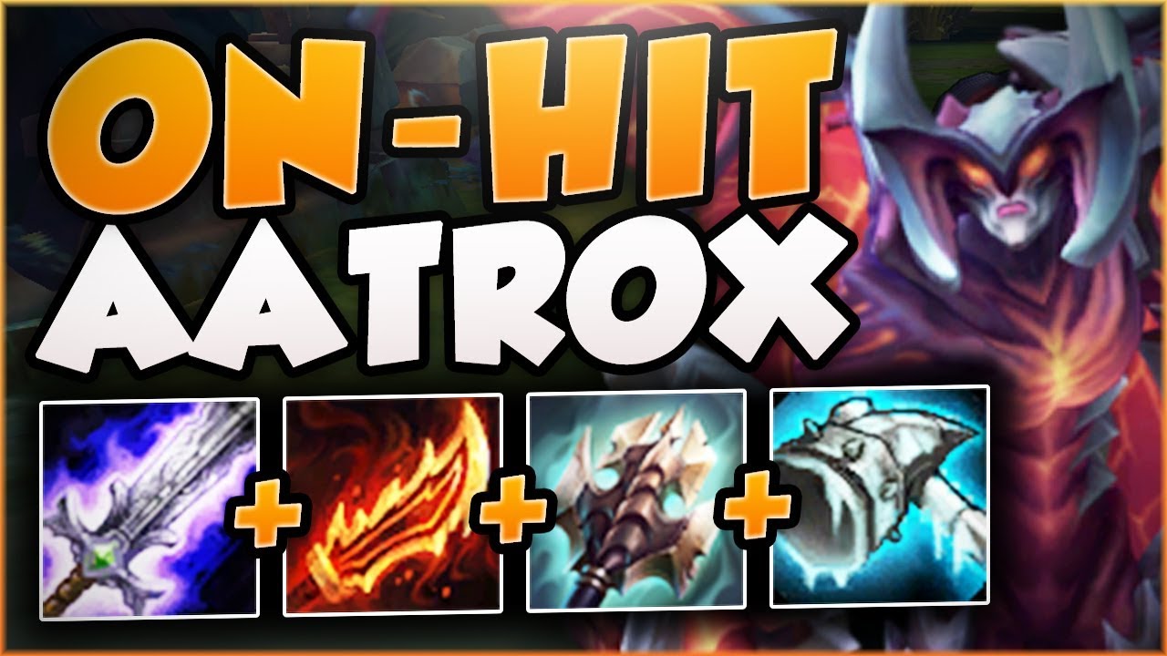 THESE NEW RAGEBLADE BUFFS TURN ON-HIT AATROX INTO A KILLING MACHINE! AATROX TOP! League of Legends