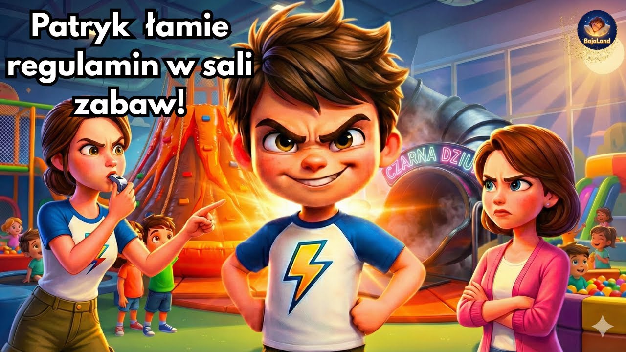 🚀Patryk łamie regulamin w sali zabaw!🌋🛡️ Audiobook Edukacyjny dla dzieci o bezpieczeństwie.