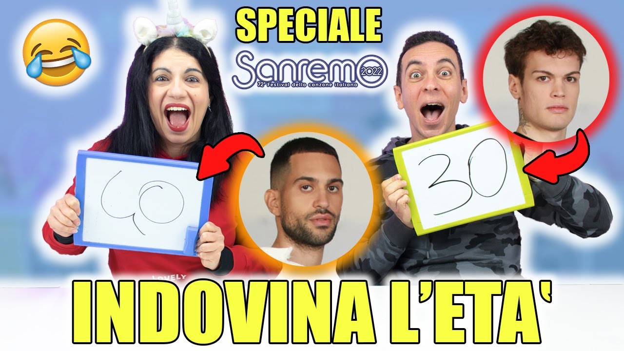 INDOVINA L'ETÀ DEI CANTANTI DI SANREMO 2022 - Guess the age #9