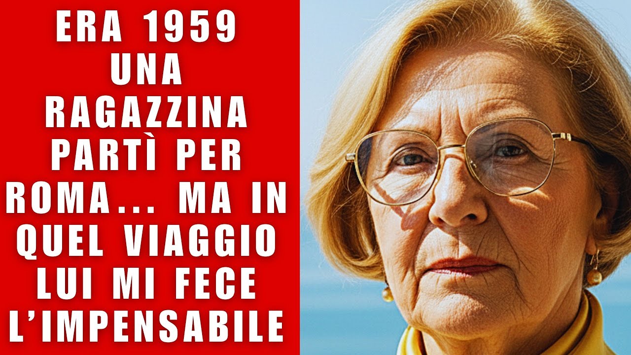 ERA 1959 UNA RAGAZZINA PARTÌ PER ROMA… MA IN QUEL VIAGGIO LUI MI FECE L’IMPENSABILE