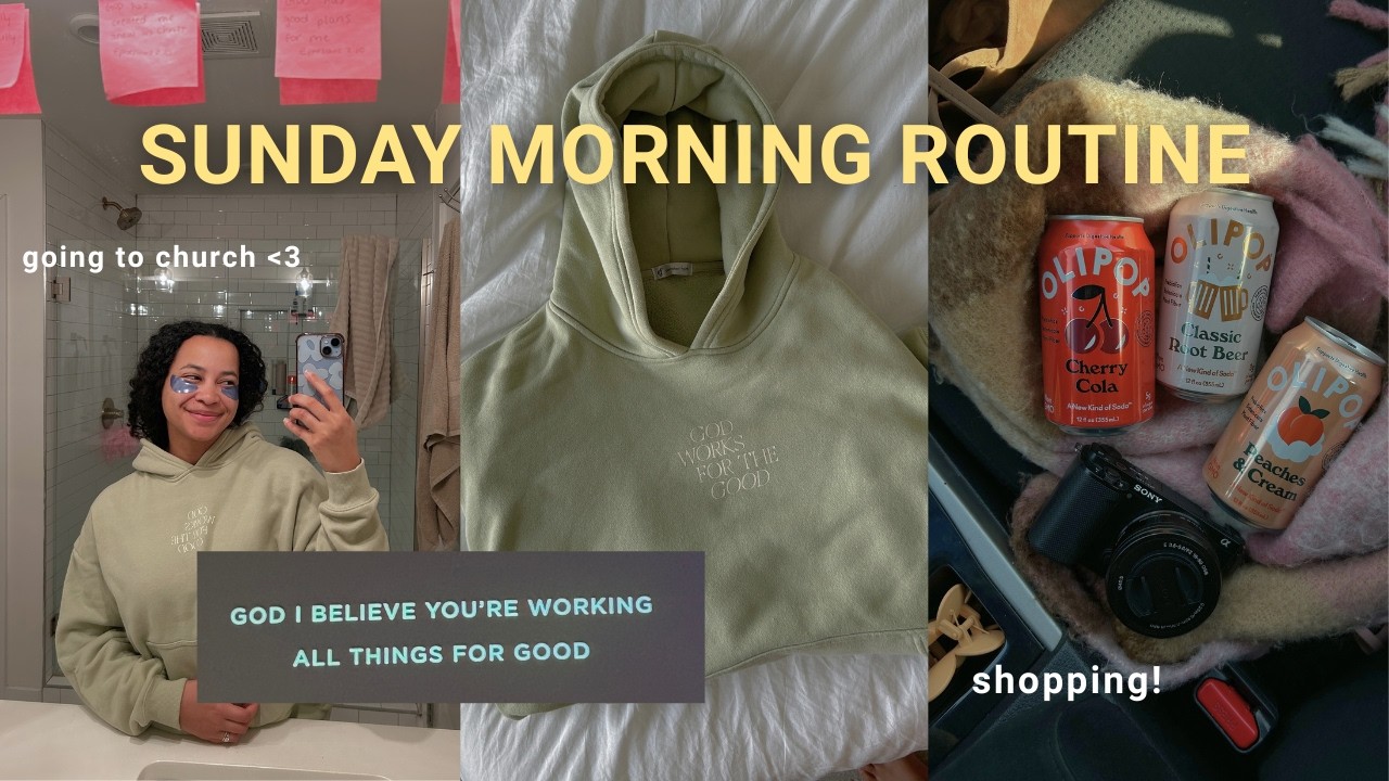 Воскресная утренняя рутина с Иисусом 🤍 Медленное утреннее обновление и беседы с христианками | Зи...