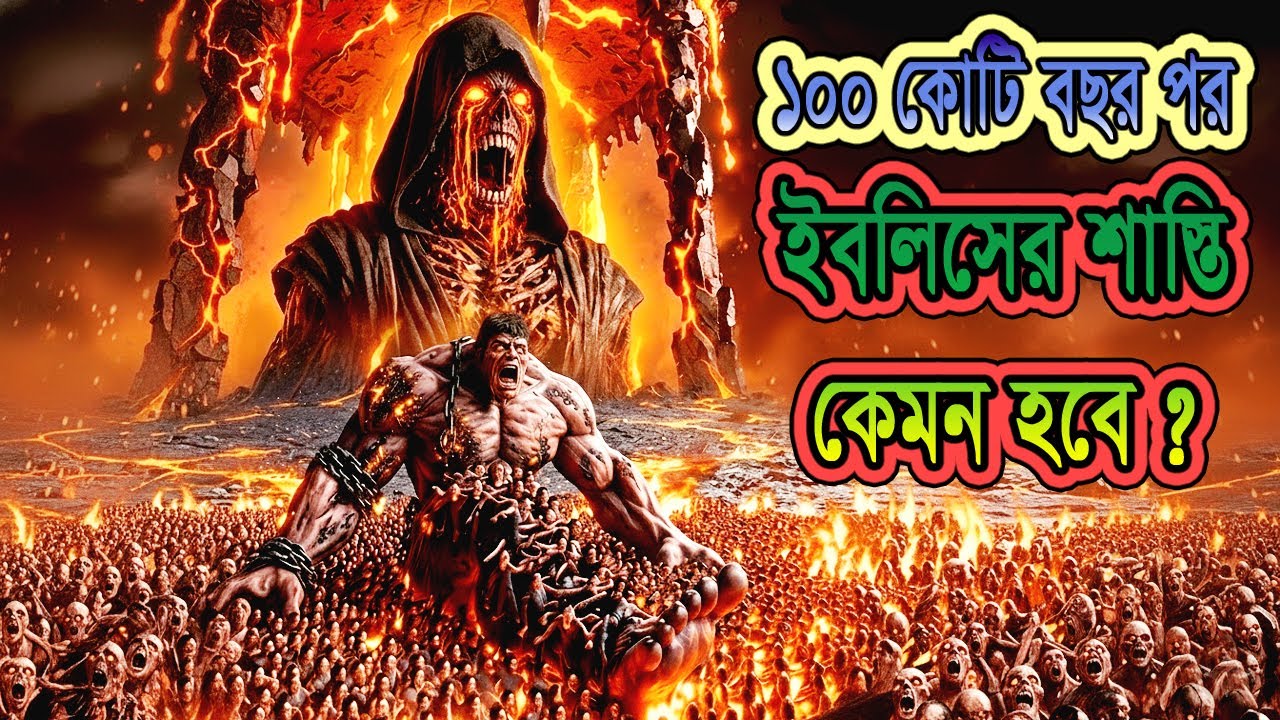 ১০০০ কোটি বছর পর  ইবলিস শয়তানের করুণ দশা? ইবলিসের জিহ্বা কেন কুকুরের মতো হবে? The End of Iblis