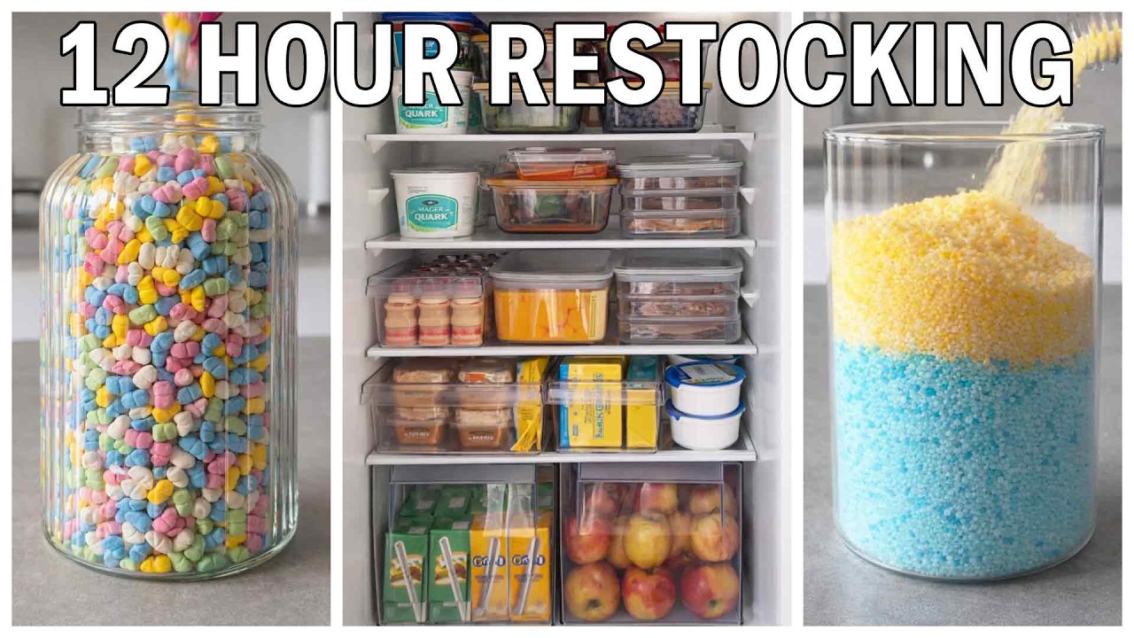 12 Hours of Satisfying Restocking ASMR ✨ | Aesthetic Organizing & Cleaning To Help You Sleep