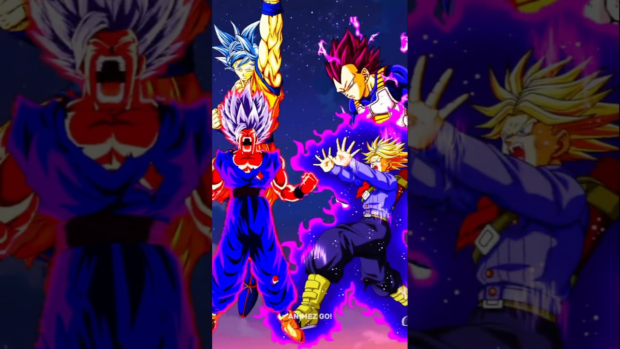 Goku & Gohan vs Vegeta & Trunks