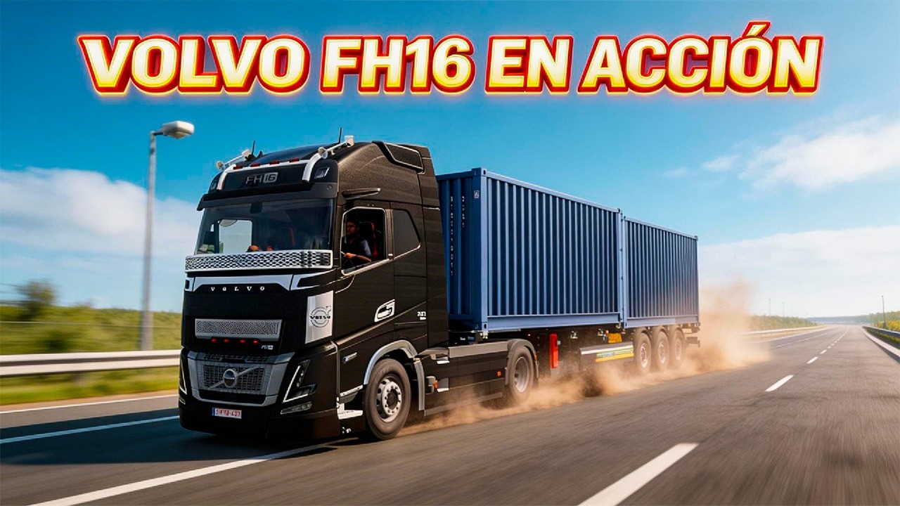 “VOLVO FH16 EN ACCIÓN”-Euro Truck Simulator 2 #volvofh16 #eurotrucksimulator2
