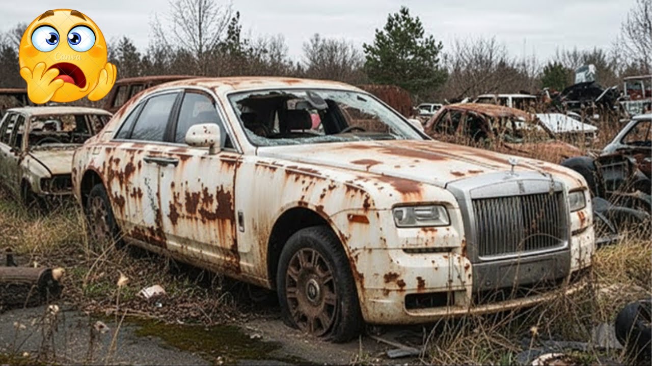 ASMR-реставрация автомобиля! Полная реставрация Rolls-Royce Ghost: от полного разрушения до состояни
