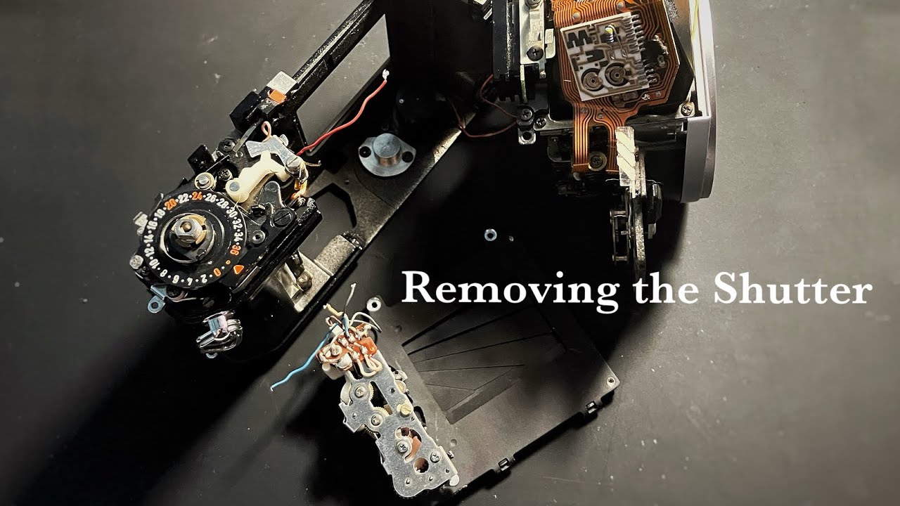 Pentax ME Super Shutter Removal