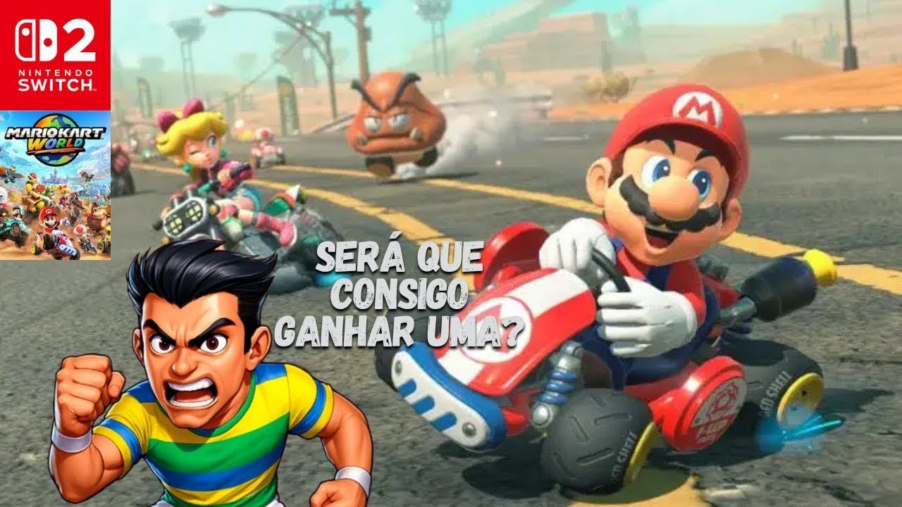 Mario Kart World - Modo Online - Eliminatória - Será que eu consigo ganhar uma?