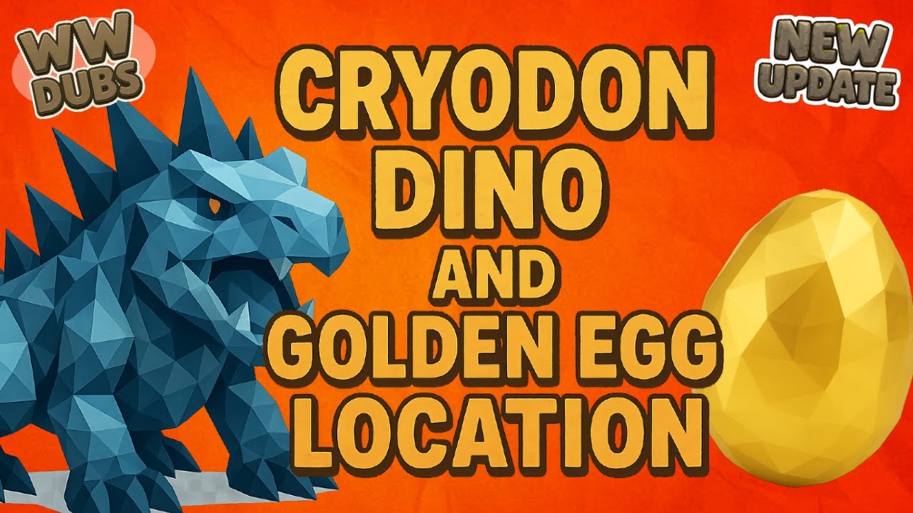 Cryodon Dino and Golden Egg Location - New UG VR Update