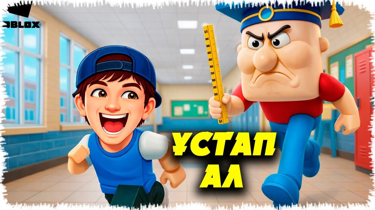 ҚОРҚЫНЫШТЫ МОНСТР МЕКТЕБІНЕН ҚАШТЫМ! КАЗАКША РОБЛОКС