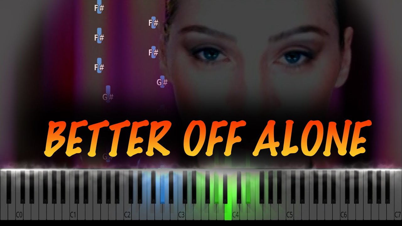 Alice Deejay - Better Off Alone Piano Tutorial