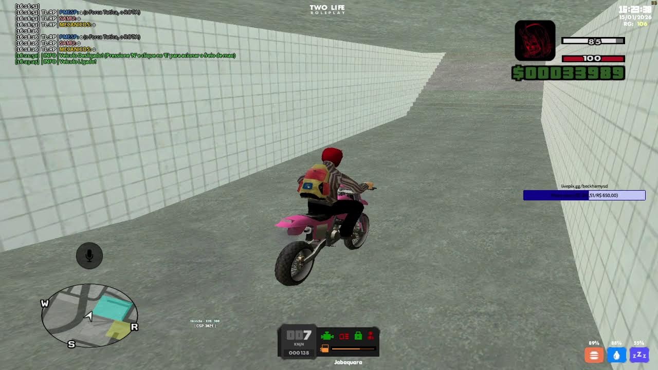 TwoLife Roleplay - Voltei antes do Devise?
