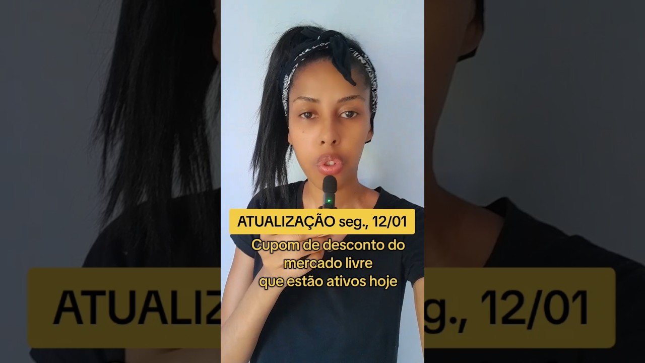 Cupons do Mercado Livre ativos hoje! Corre aproveitar 🔥 