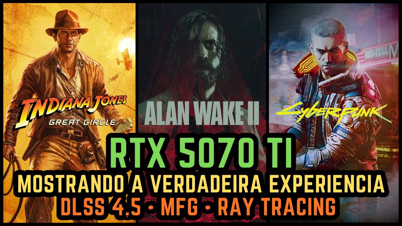 A VERDADEIRA EXPERIÊNCIA COM A RTX 5070 TI SEM MEDO DE DESAGRADAR A NVIDIA | TIRANDO DÚVIDAS!