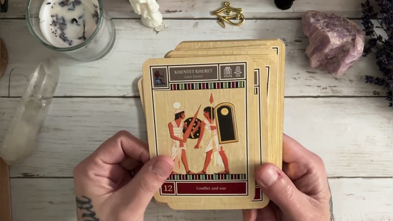 #walkthrough and thoughts of the Egyptian Star Oracle Mass Market edition by Travis McHenry