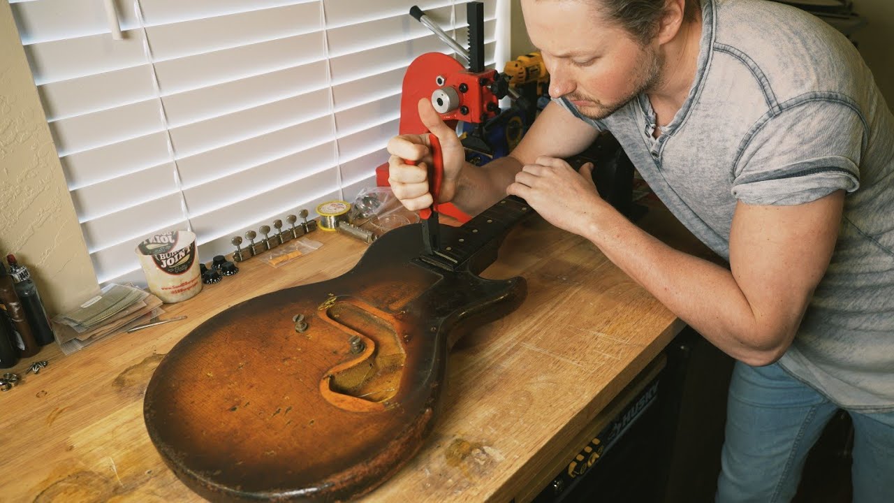 Реставрация винтажного Gibson, найденного в ужасном состоянии