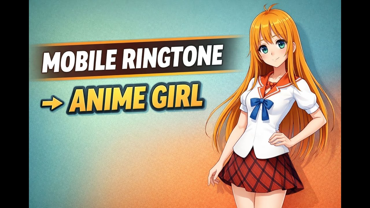 I Modeled a Mobile Ringtone Character as an Anime Girl in Blender