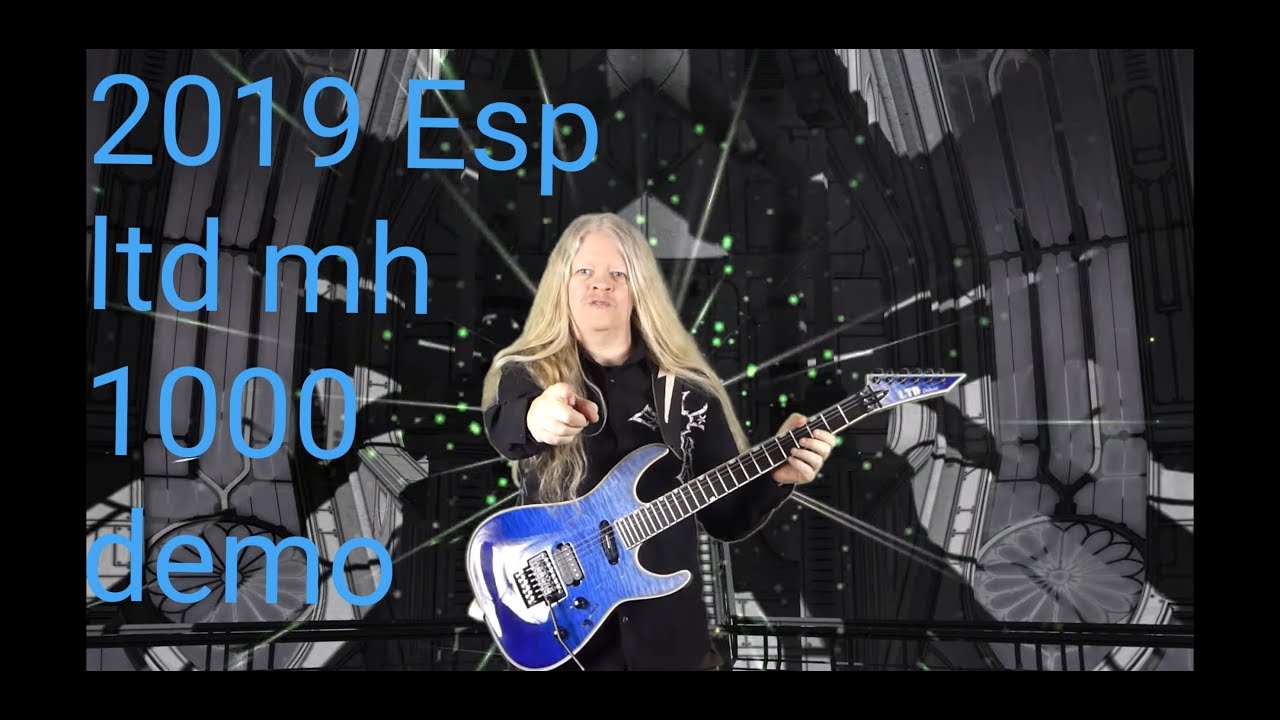 2019 Esp Ltd Mh 1000 faded violet demo