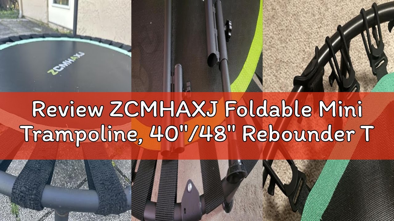 Review ZCMHAXJ Foldable Mini Trampoline, 40