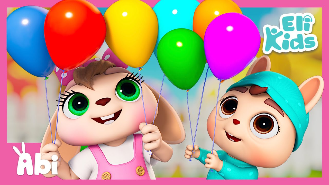 Balloon Song | Color Learning | Eli Kids Educational Songs & Nursery Rhymes