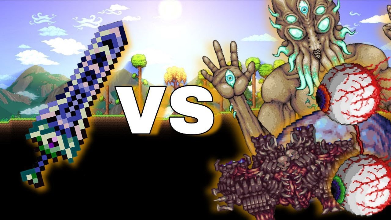 Zenith VS Vanilla and Calamity Bosses | Terraria p1