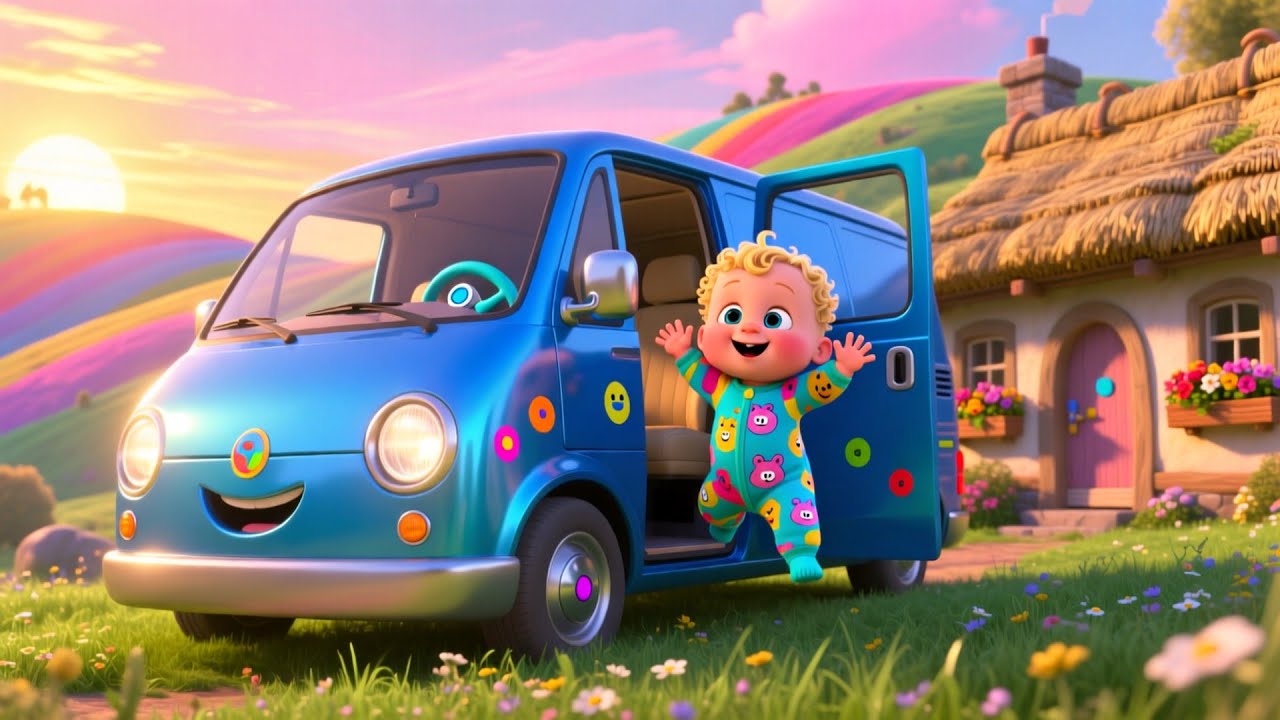 Numbers with Baby&rsquo;s Van 🚐🔢 | Learn Counting for Kids | Vehicles & Fun Adventure