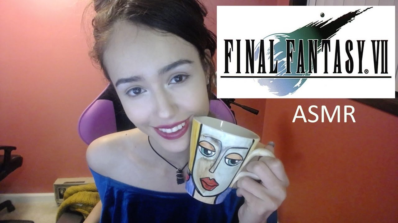 ASMR final fantasy 7 whispering + rain playthrough